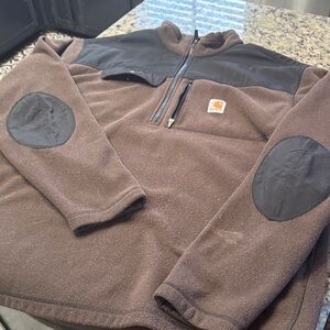 Carhartt Brown Fleece with Black Accents